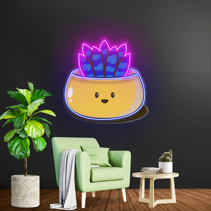 Kawaii Cactus Funny Led Neon Sign Light Custom Led Signs