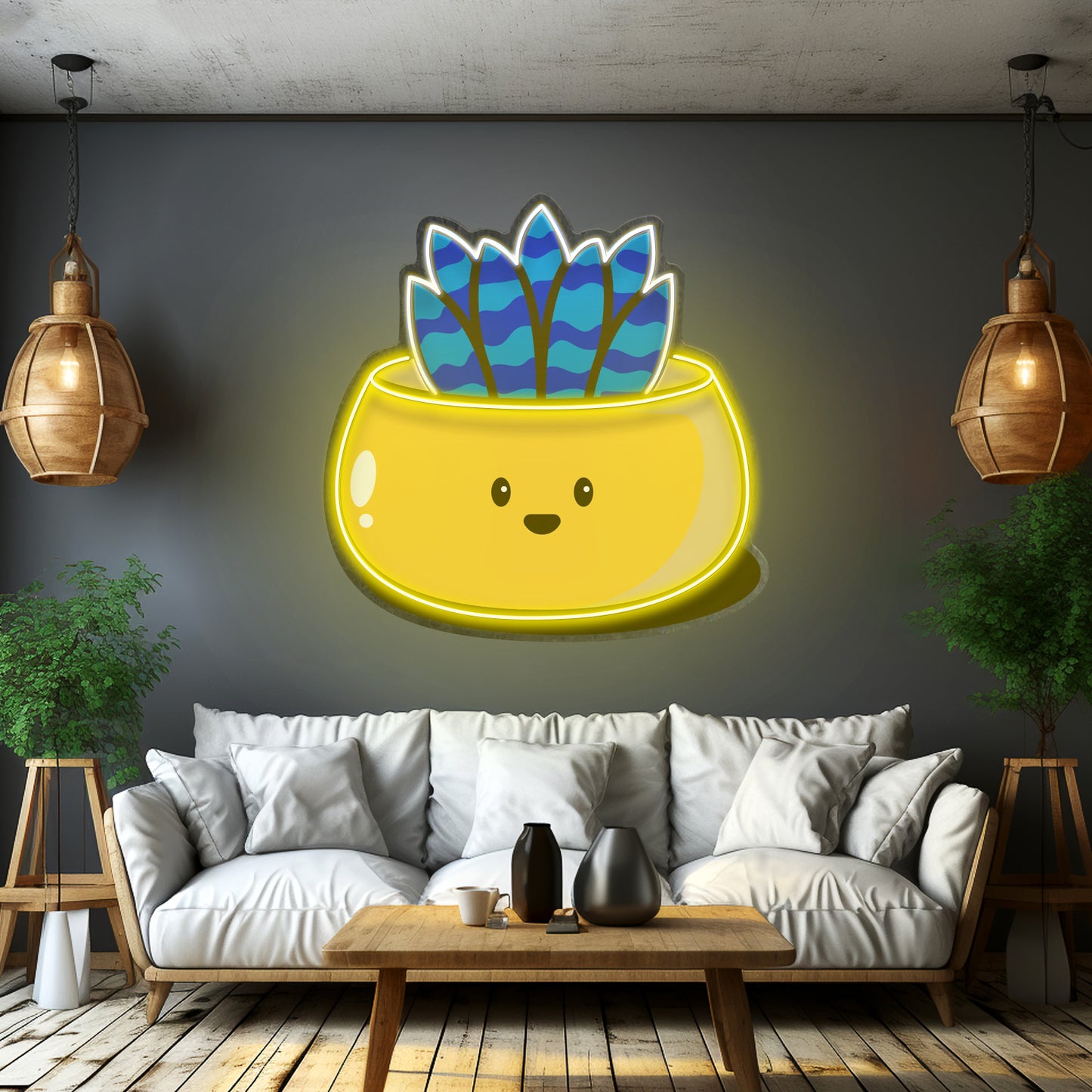 Kawaii Cactus Funny Led Neon Sign Light Custom Led Signs