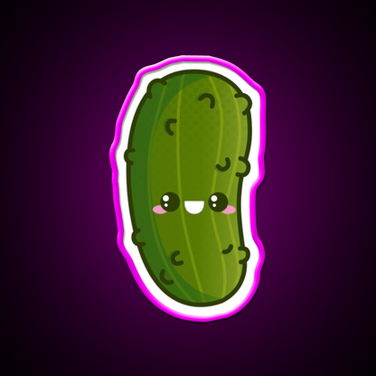 Kawaii Pickle Snack Food Led Neon Sign Rgb Color - Shineneon