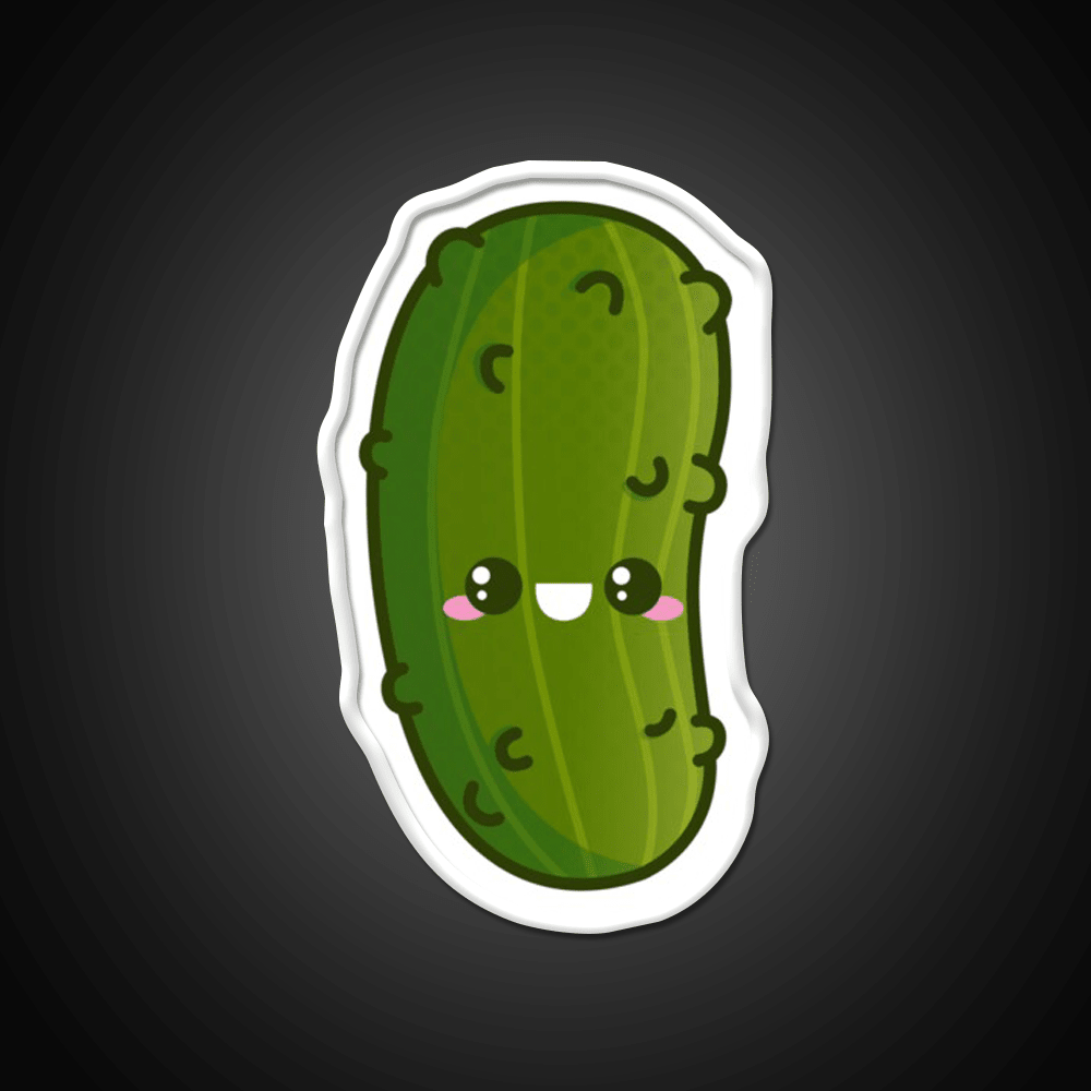 Kawaii Pickle Snack Food Led Neon Sign Rgb Color - Shineneon