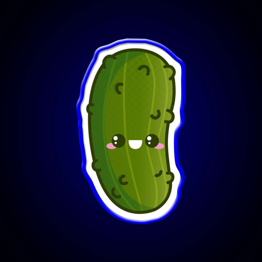 Kawaii Pickle Snack Food Led Neon Sign Rgb Color - Shineneon