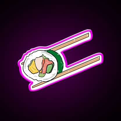 Kawaii Sushi Led Neon Sign Chinese Food Rgb Color