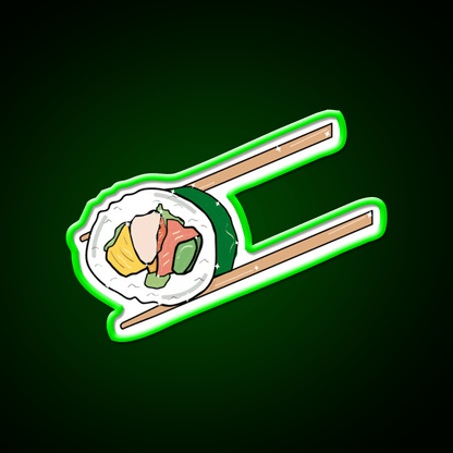 Kawaii Sushi Led Neon Sign Chinese Food Rgb Color - Shineneon