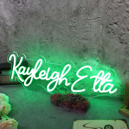 Kayleigh Etta Green Led Neon Sign - Shineneon