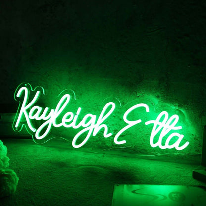 Kayleigh Etta Green Led Neon Sign - Shineneon
