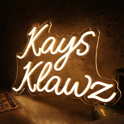 Kays Klawz Yellow Led Neon Sign - Shineneon