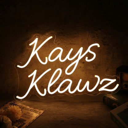 Kays Klawz Yellow Led Neon Sign - Shineneon