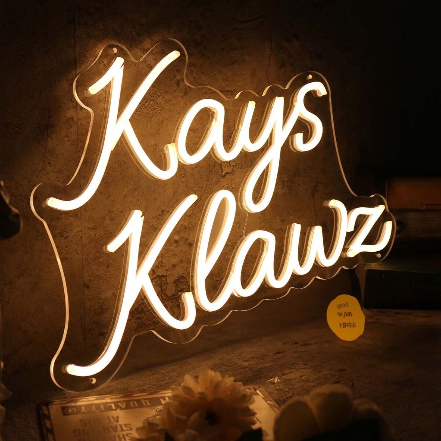 Kays Klawz Yellow Led Neon Sign - Shineneon