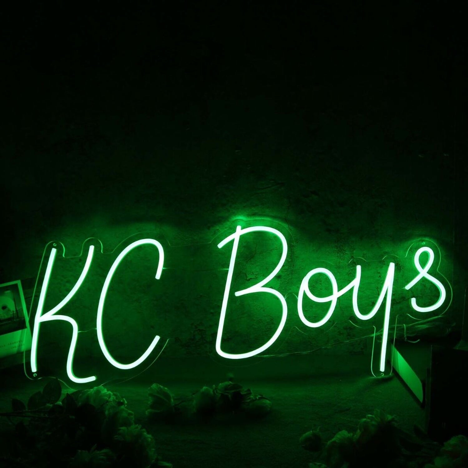 Kc Boys Green Led Neon Sign - Shineneon