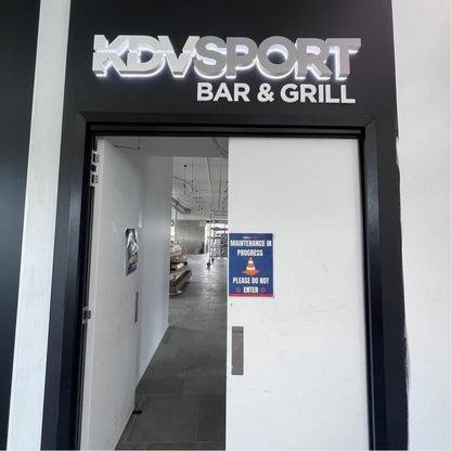 Kdvsport Bar And Grill 3D Backlit Channel Letters Led Light Sign - Shineneon