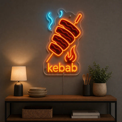 Kebab Spit LED Neon Sign - Shineneon