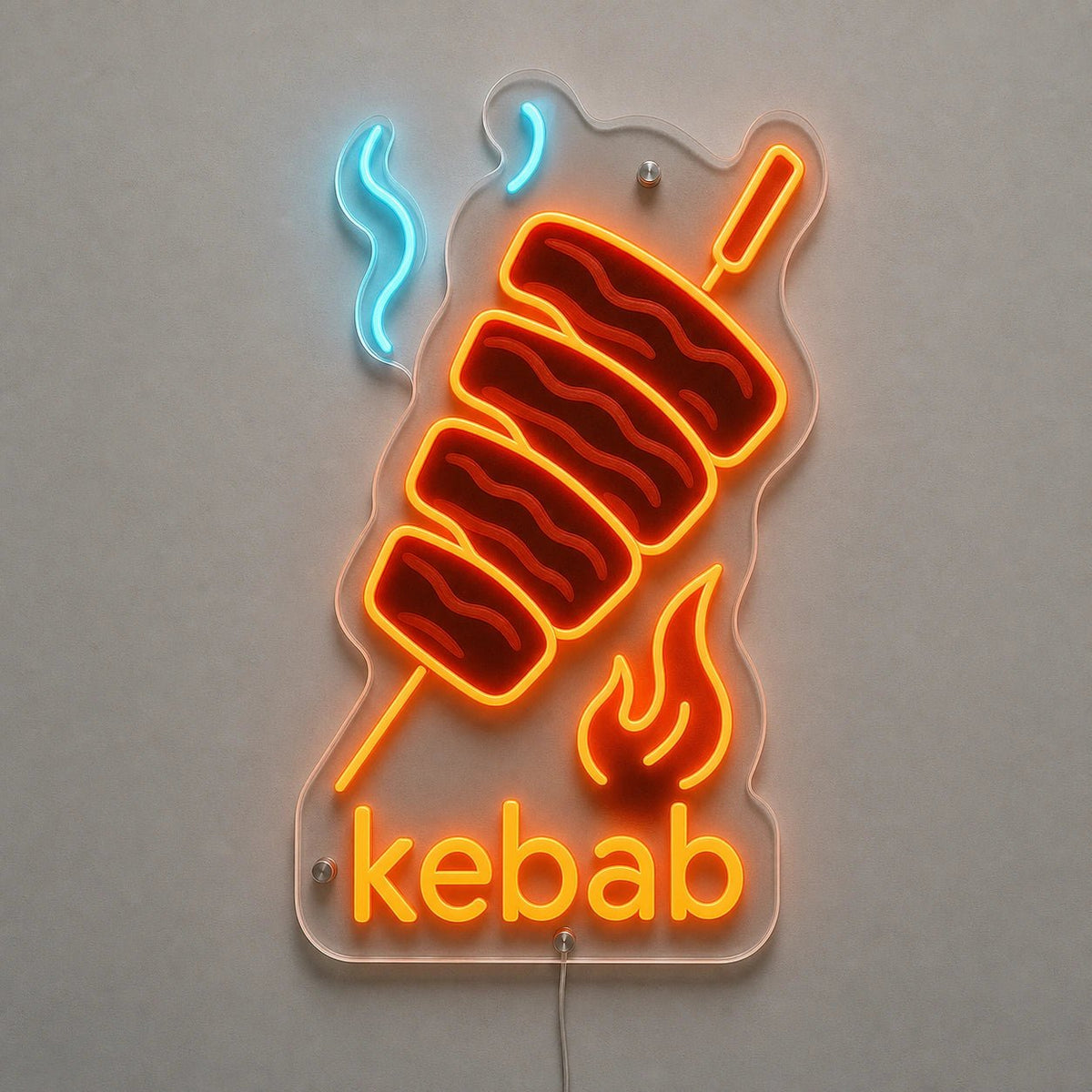 Kebab Spit LED Neon Sign - Shineneon