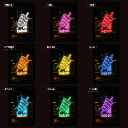 Kebab Spit LED Neon Sign Garage Neon Sign - Shineneon