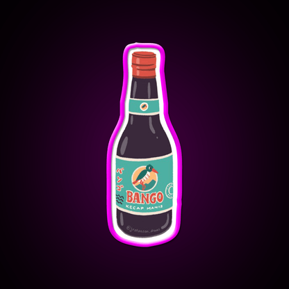 Kecap Bango Legendary Indonesian Soy Sauce Snack Food Led Neon Sign Rgb Color - Shineneon