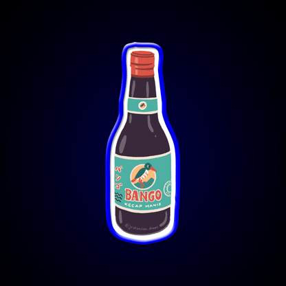 Kecap Bango Legendary Indonesian Soy Sauce Snack Food Led Neon Sign Rgb Color - Shineneon