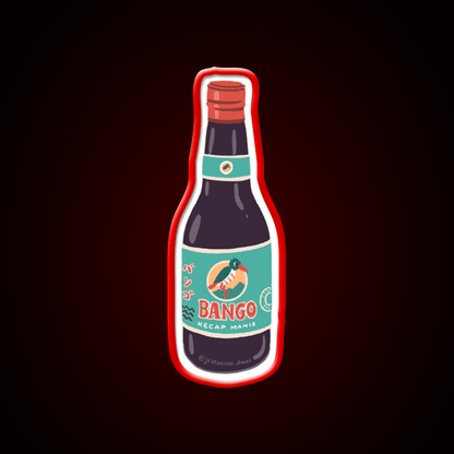Kecap Bango Legendary Indonesian Soy Sauce Snack Food Led Neon Sign Rgb Color - Shineneon
