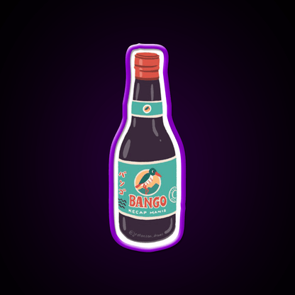 Kecap Bango Legendary Indonesian Soy Sauce Snack Food Led Neon Sign Rgb Color - Shineneon