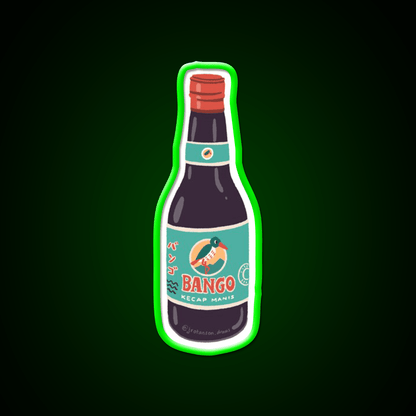 Kecap Bango Legendary Indonesian Soy Sauce Snack Food Led Neon Sign Rgb Color - Shineneon