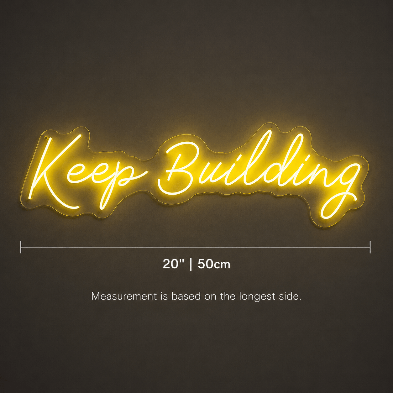 Keep Building Wall Decor LED Neon Sign - Shineneon