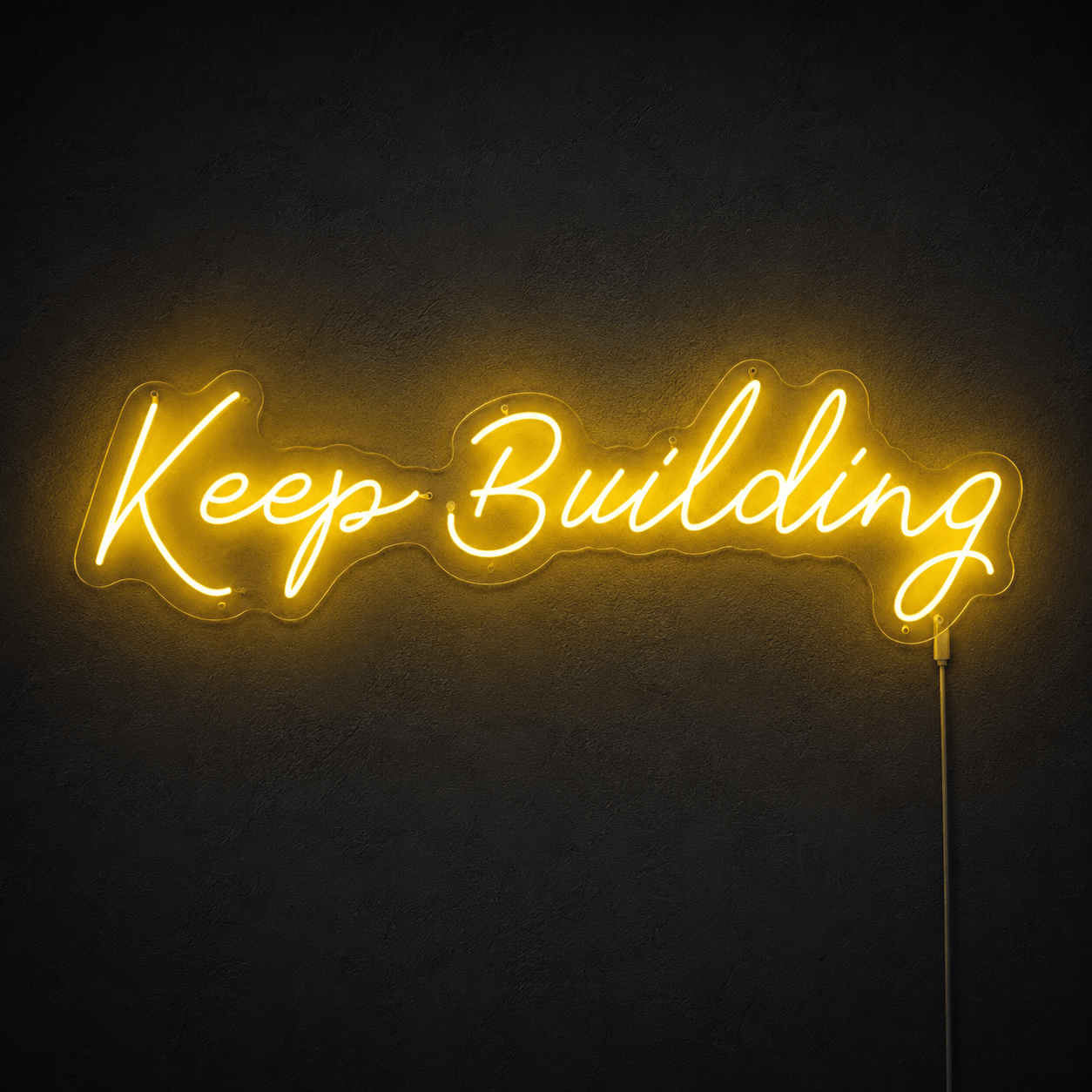 Keep Building Wall Decor LED Neon Sign - Shineneon