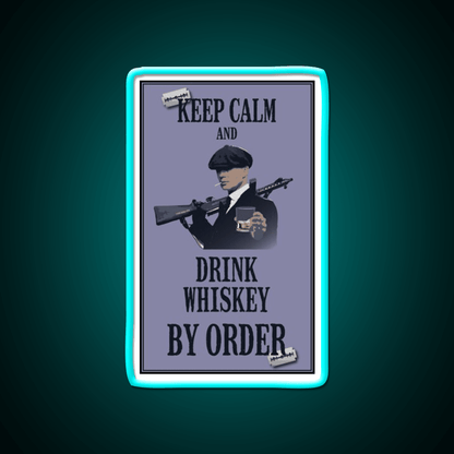 Keep Calm Whiskey Drink Bar Led Neon Sign Rgb Color - Shineneon