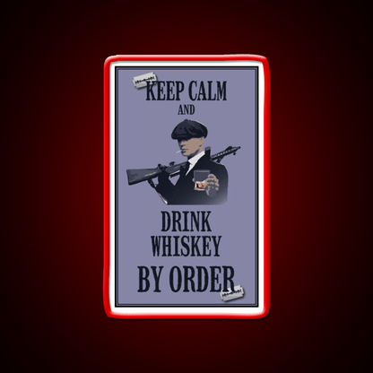 Keep Calm Whiskey Drink Bar Led Neon Sign Rgb Color - Shineneon