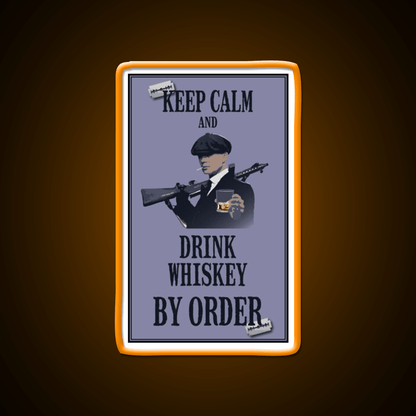 Keep Calm Whiskey Drink Bar Led Neon Sign Rgb Color - Shineneon