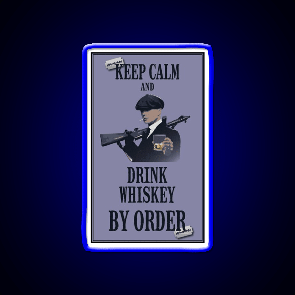 Keep Calm Whiskey Drink Bar Led Neon Sign Rgb Color - Shineneon