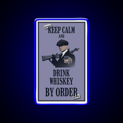 Keep Calm Whiskey Drink Bar Led Neon Sign Rgb Color - Shineneon