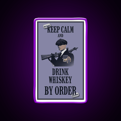 Keep Calm Whiskey Drink Bar Led Neon Sign Rgb Color - Shineneon