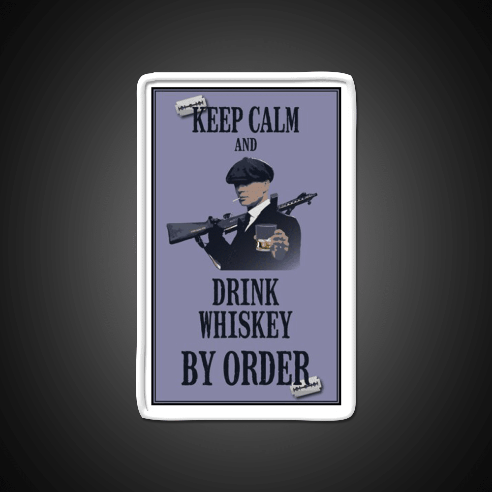 Keep Calm Whiskey Drink Bar Led Neon Sign Rgb Color - Shineneon