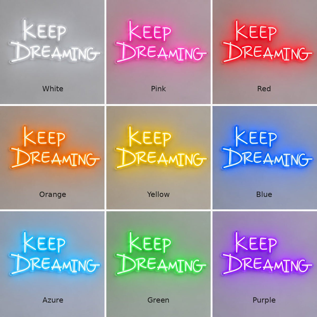 Keep Dreaming LED Neon Sign - Shineneon