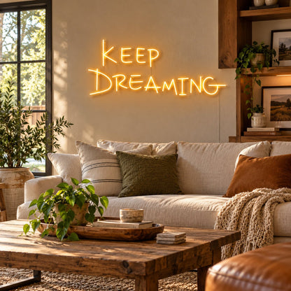 Keep Dreaming LED Neon Sign - Shineneon