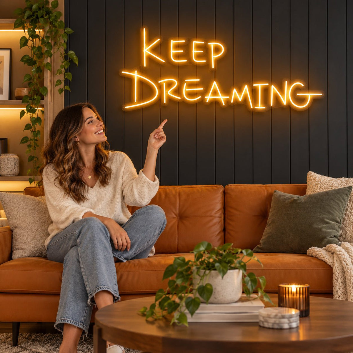 Keep Dreaming LED Neon Sign - Shineneon
