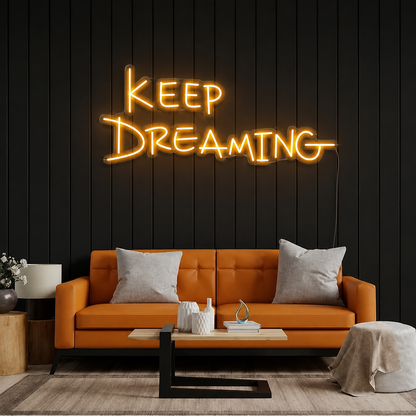 Keep Dreaming Room Decor LED Neon Sign - 01 Original Product Image