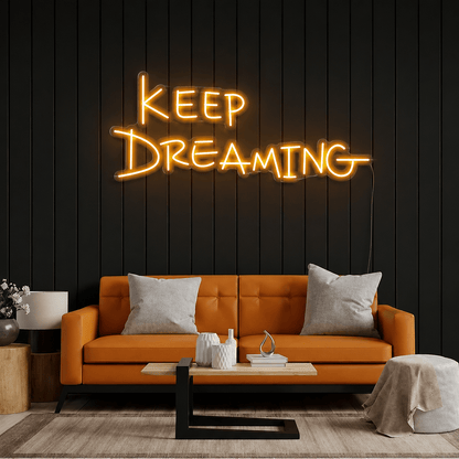 Keep Dreaming Room Decor LED Neon Sign - Shineneon