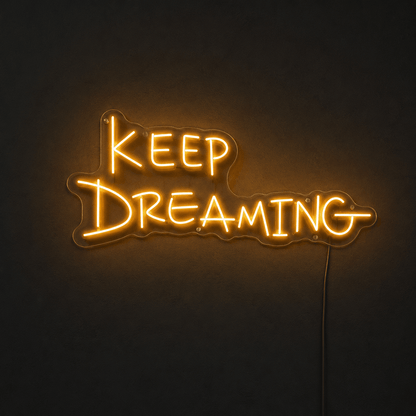 Keep Dreaming Room Decor LED Neon Sign - Shineneon