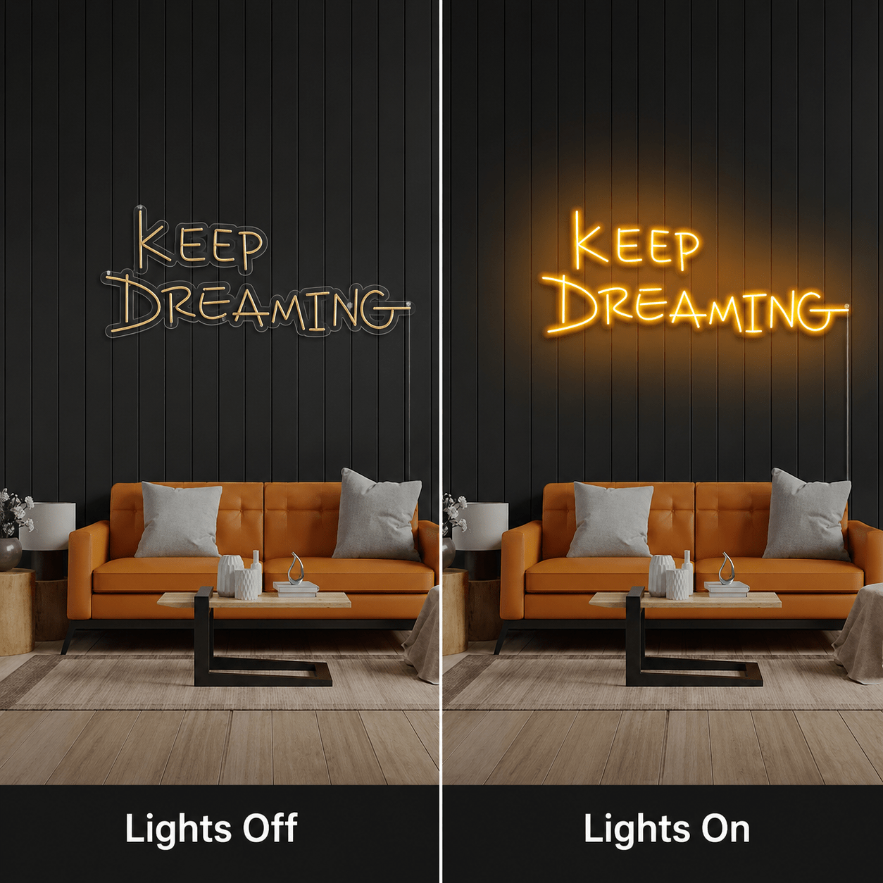 Keep Dreaming Room Decor LED Neon Sign - Shineneon