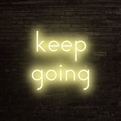 Keep Going Led Neon Sign | Shineneon