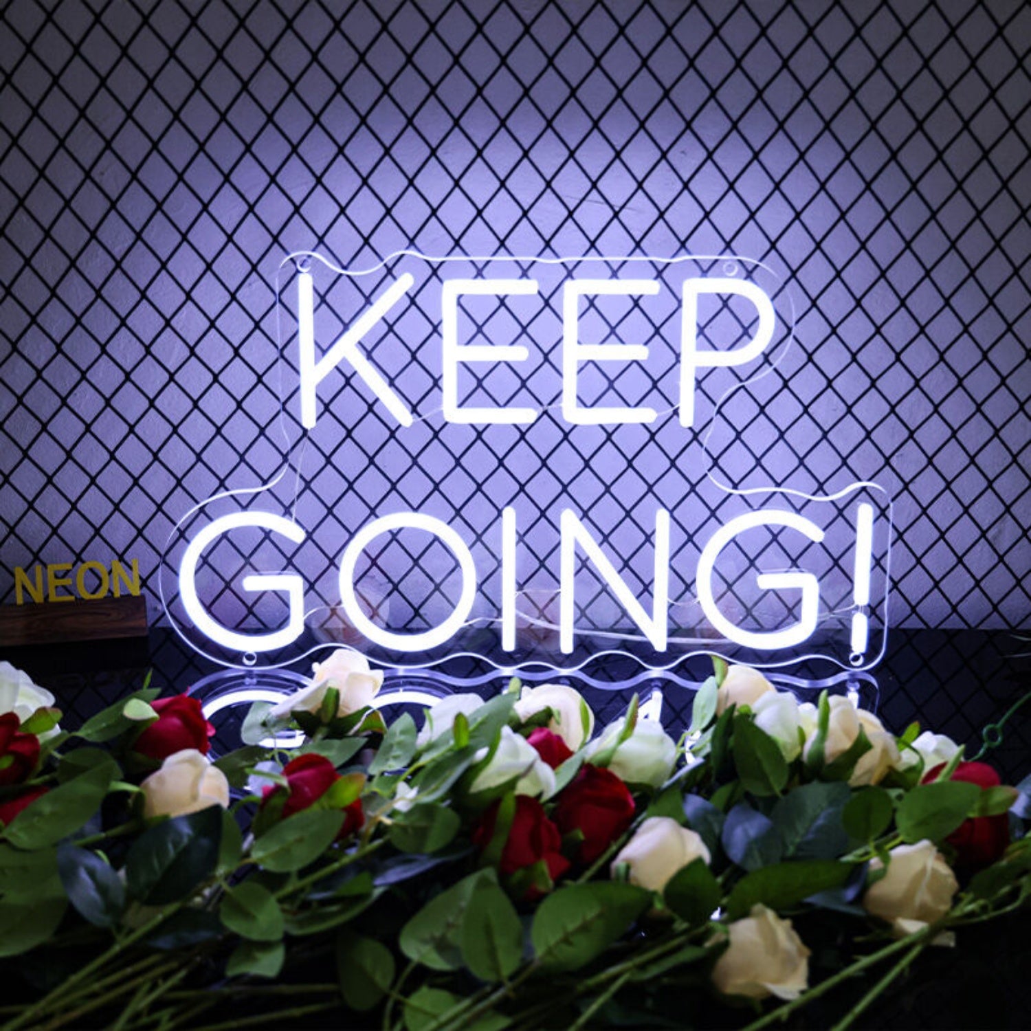 Keep Going Neon Sign For Motivational And Inspirational Spaces | Shineneon