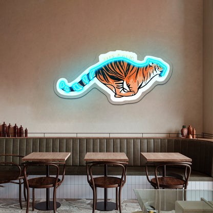 Keep Going Tiger Artwork Led Neon