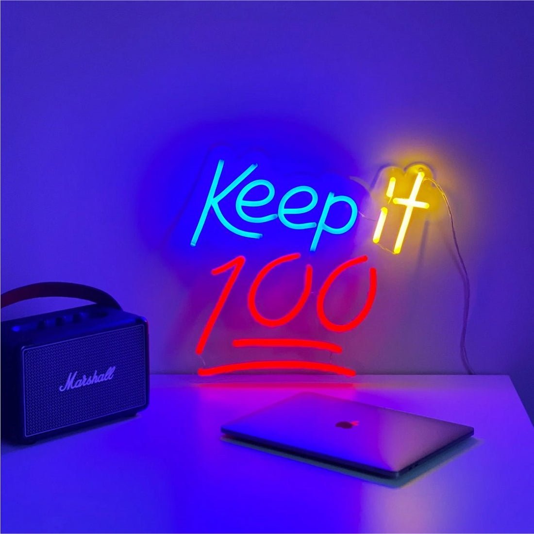 Keep It 100 Led Sign Business Neon Sign - Shineneon