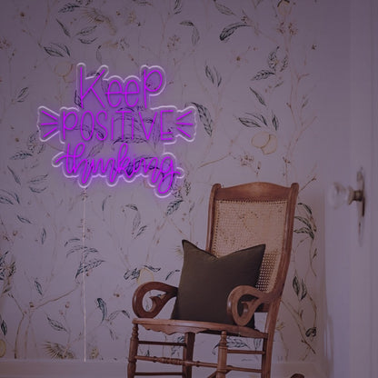 Keep Positive Thinking Led Neon Sign | Shineneon