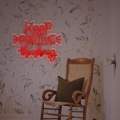 Keep Positive Thinking Led Neon Sign | Shineneon