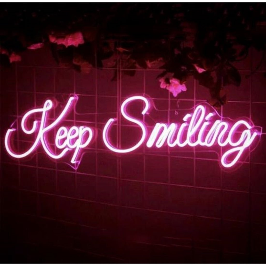 Keep Smiling Led Sign Business Neon Sign - Shineneon