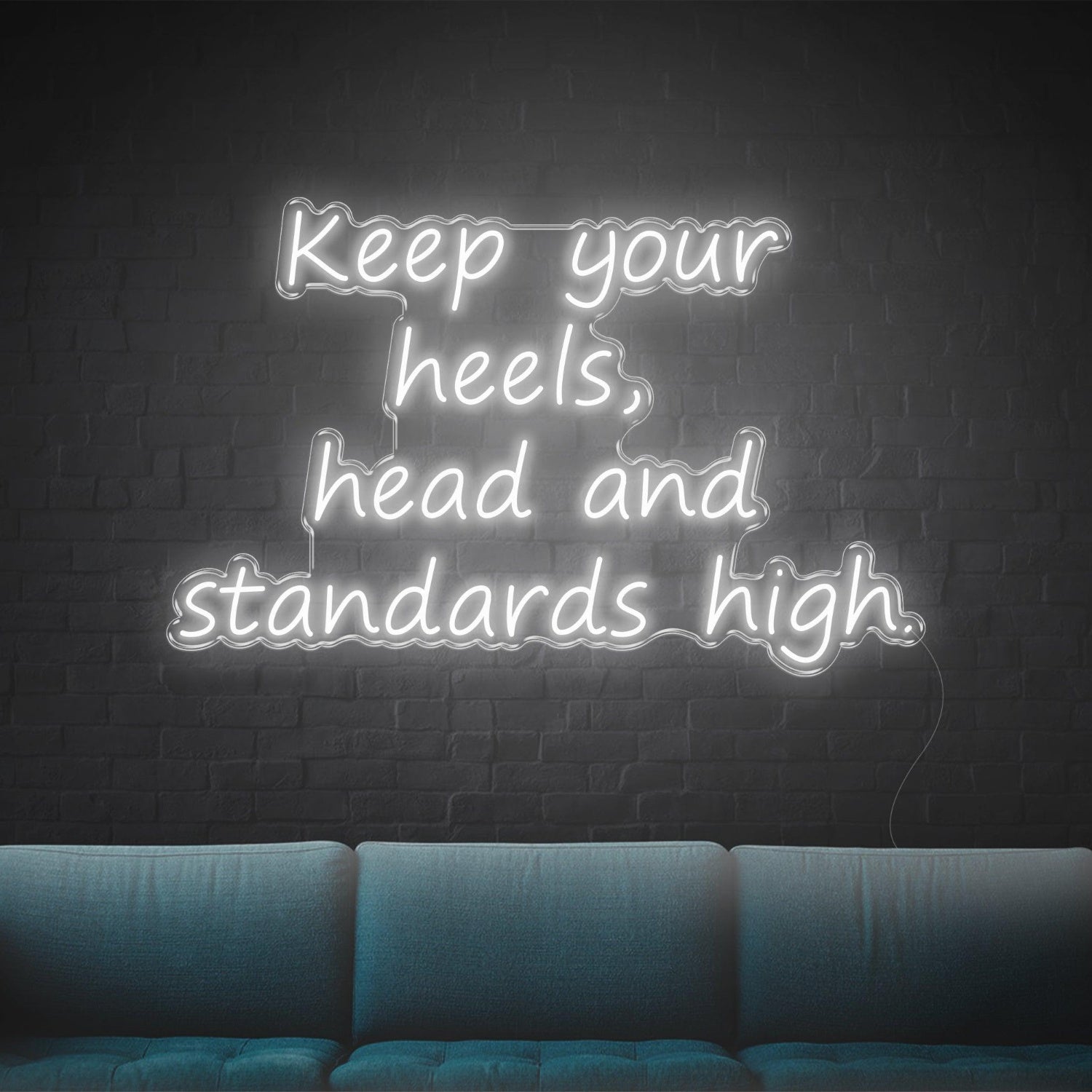 Keep Your Heels Warm Yellow Led Neon Sign For Home Studio Cafe | Shineneon