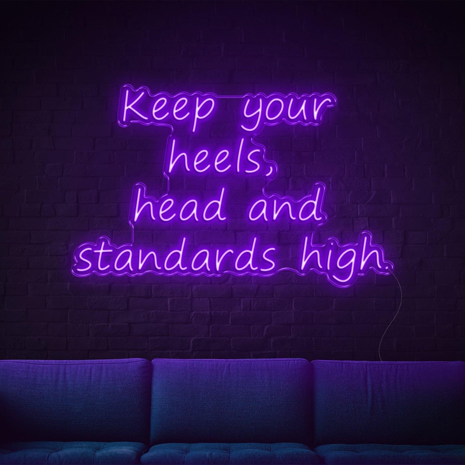 Keep Your Heels Warm Yellow Led Neon Sign For Home Studio Cafe | Shineneon