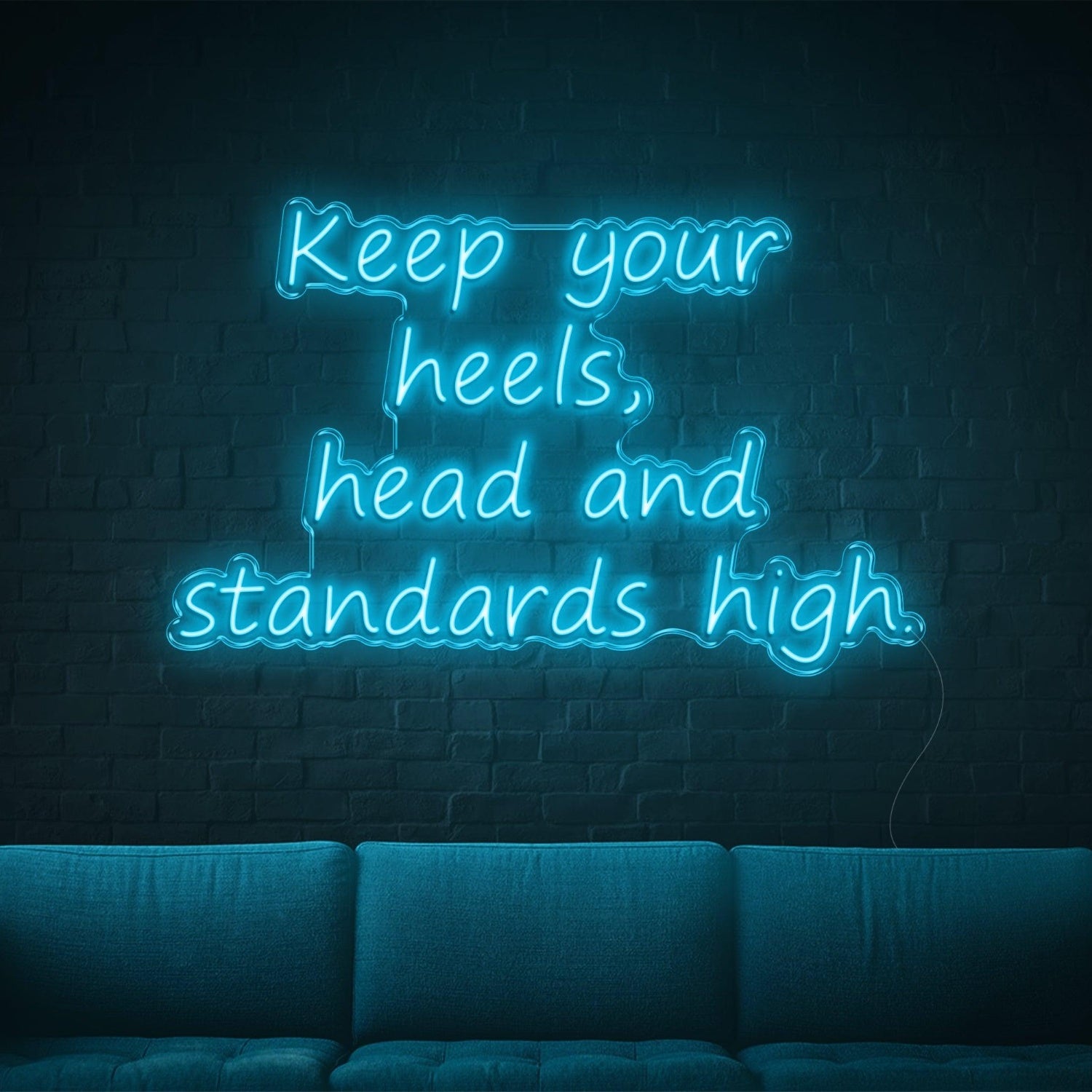 Keep Your Heels Warm Yellow Led Neon Sign For Home Studio Cafe | Shineneon