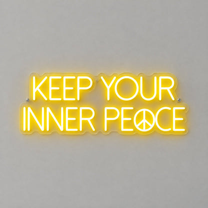 Keep Your Inner Peace LED Neon Sign - Shineneon