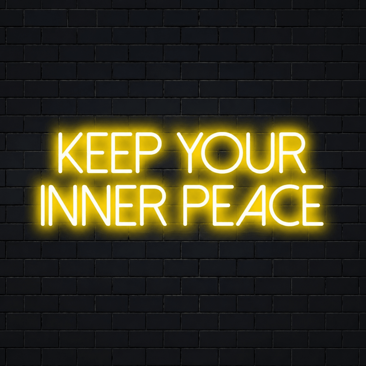 Keep Your Inner Peace Wall Decor LED Neon Sign - Shineneon